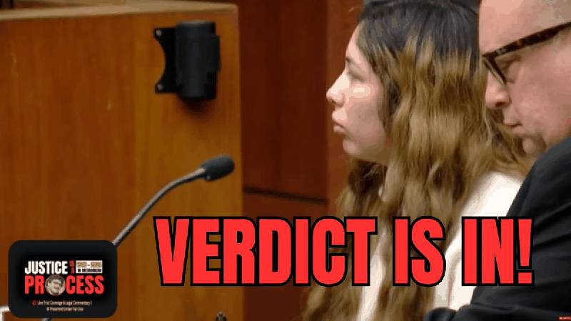Maya Hernandez in court as the verdict is read