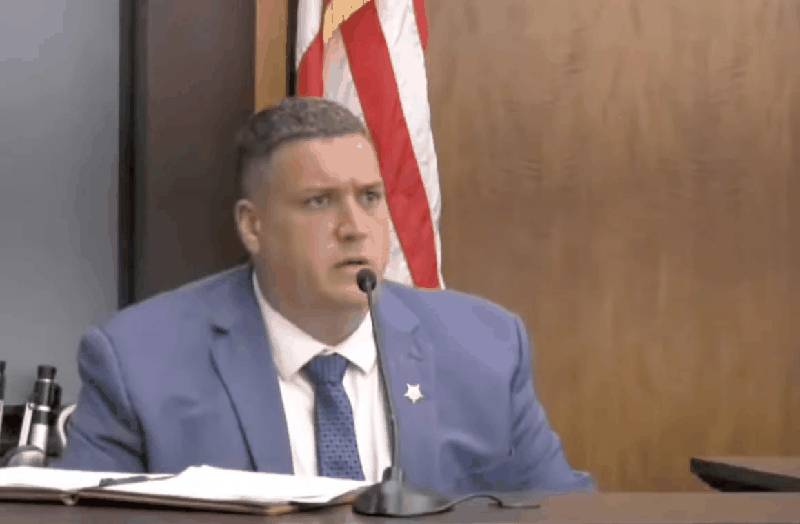 Detective Brian Bernard testifying