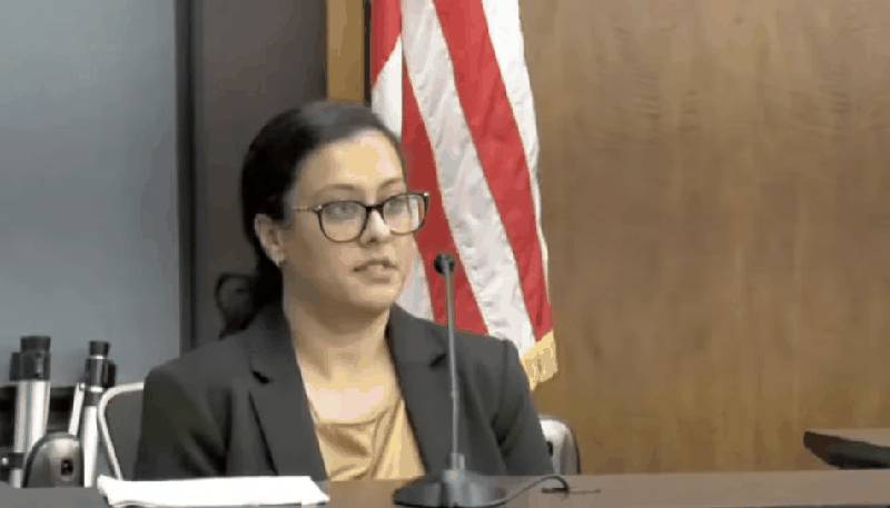 Dr. Monica Patel testifying