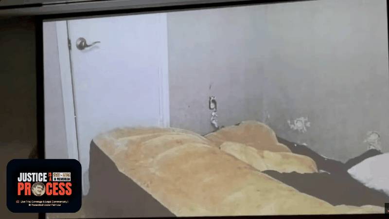 Bedroom where defendants stayed