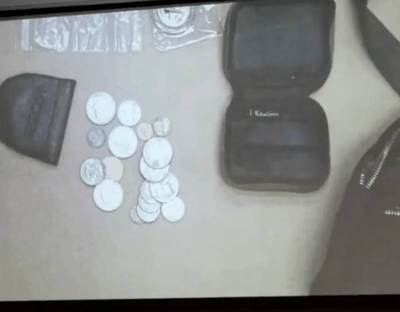 Coins and wallet recovered