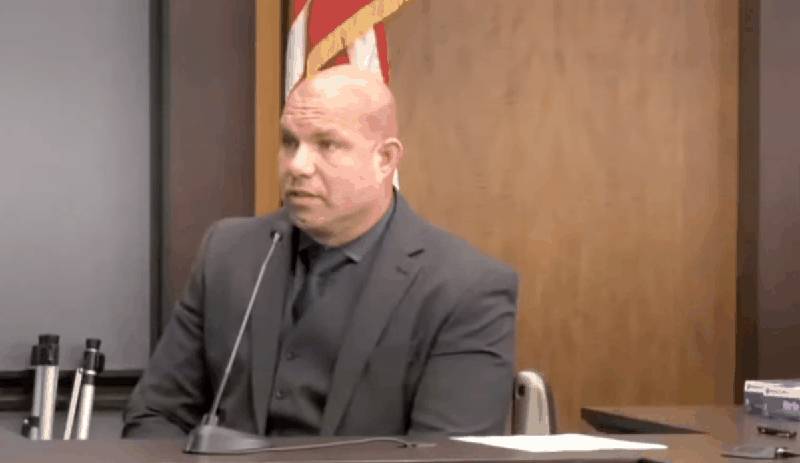 Sergeant Larry Williamson testifying