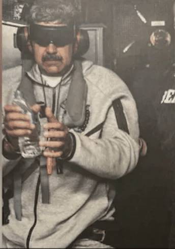 Nicolás Maduro in custody aboard USS Iwo Jima