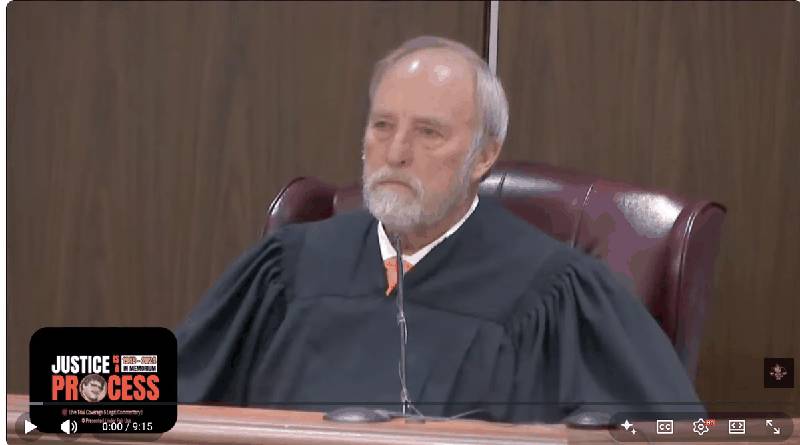 Defense attorney Nico LaHood questioning the witness