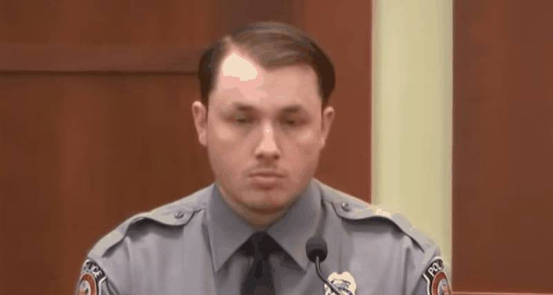 Officer Zachary Beckner testifying